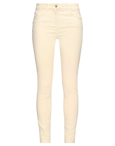 PATRIZIA PEPE Casual trouser Beige 92% Cotton, 6% Polyester, 2% Elastane