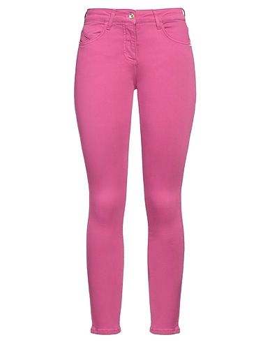 PATRIZIA PEPE Casual trouser Mauve 92% Cotton, 6% Polyester, 2% Elastane