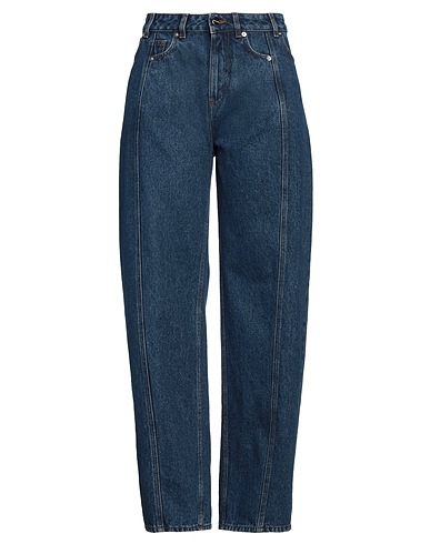 DAVID KOMA Denim trousers Blue 100% Cotton