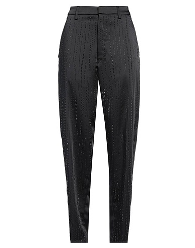 DONDUP Casual trouser Black 96% Polyester, 4% Eco Polyester