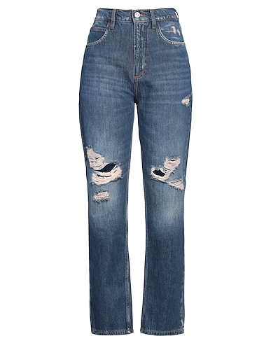 FRAME Denim trousers Blue 85% Cotton, 15% Re-Used Cotton
