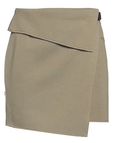 JIJIL Mini skirt Khaki 88% Cotton, 12% Polyester