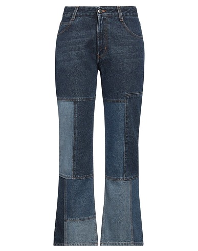 CHLOÉ Bootcut Jeans Blue 87% Cotton, 13% Hemp