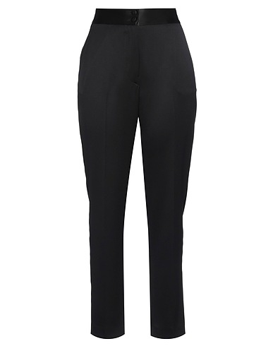 KITON Casual trouser Black 98% Virgin Wool, 2% Elastane, Viscose, Silk