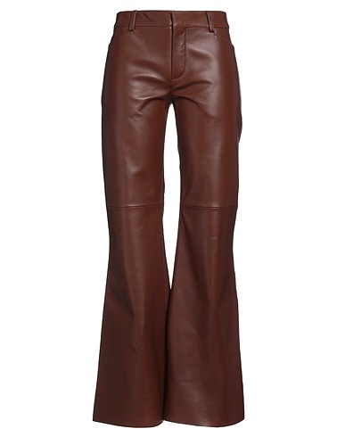 CHLOÉ Casual pants Brown 100% Lambskin