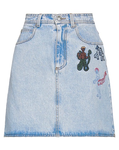 MARNI Denim skirt Blue 100% Cotton