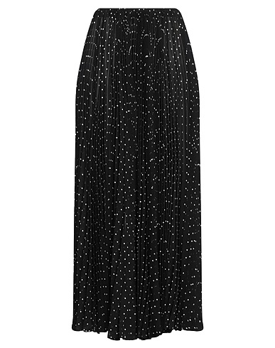 SAINT LAURENT Long skirt Black 100% Silk