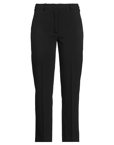 EMME by MARELLA Casual trouser Black 75% Polyester, 19% Viscose, 6% Elastane
