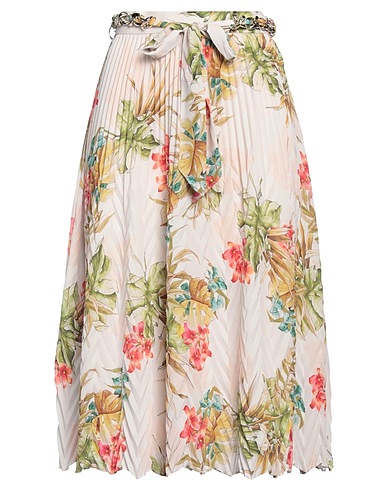 MARCIANO by GUESS Midi skirt Beige 100% Polyester