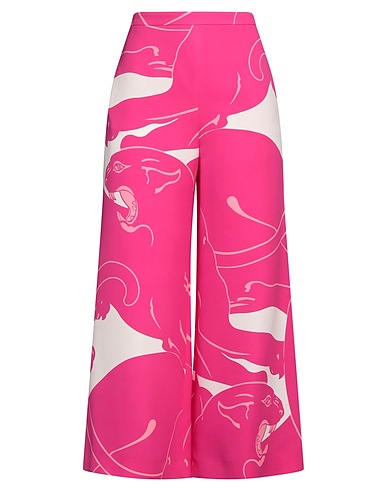 VALENTINO GARAVANI Casual trouser Fuchsia 100% Silk
