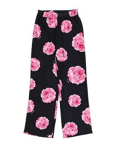 MONNALISA Hosen Schwarz 100% Polyester, Viskose, Baumwolle