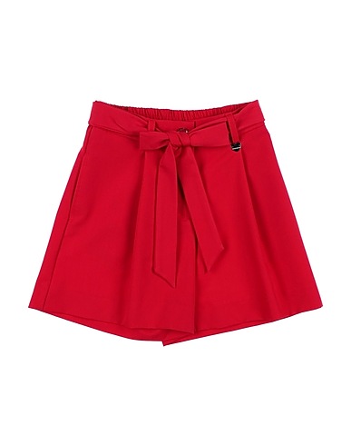 MONNALISA Shorts & Bermuda Rosso 72% Poliestere, 23% Viscosa, 5% Elastan