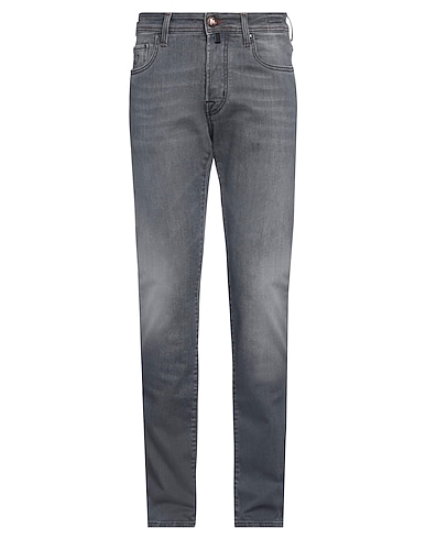 JACOB COHЁN Denim trousers Grey 92% Cotton, 6% Elastomultiester, 2% Elastane