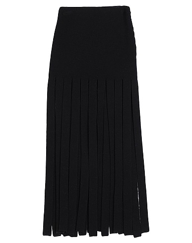 ALANUI Langer Rock Schwarz 100% Schurwolle