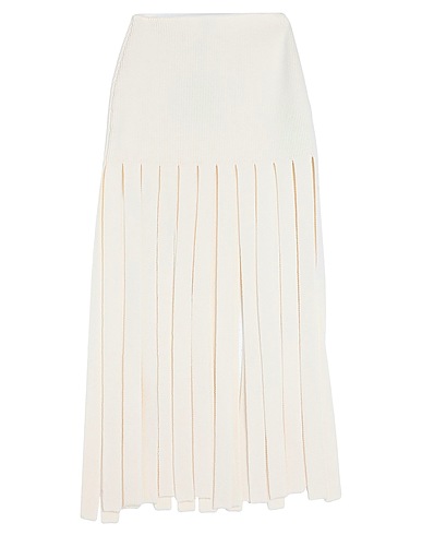 ALANUI Maxi Skirts Ivory 100% Virgin Wool