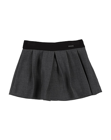 MONNALISA Skirt Charcoal 66% Polyester, 30% Viscose, 4% Elastane