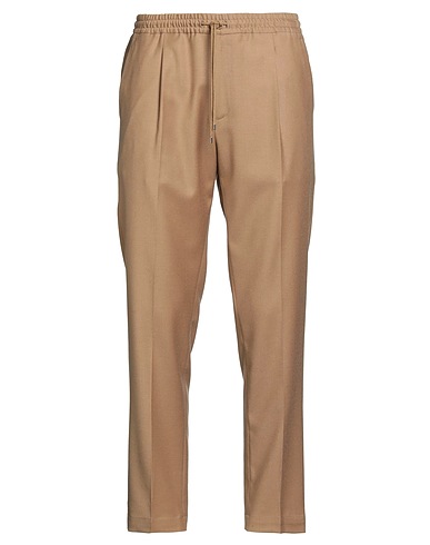 BRIGLIA 1949 Casual pants Camel 99% Virgin Wool, 1% Elastane
