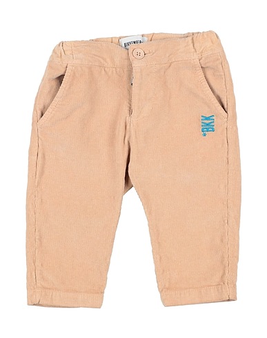BIKKEMBERGS Casual pants Beige 98% Cotton, 2% Elastane