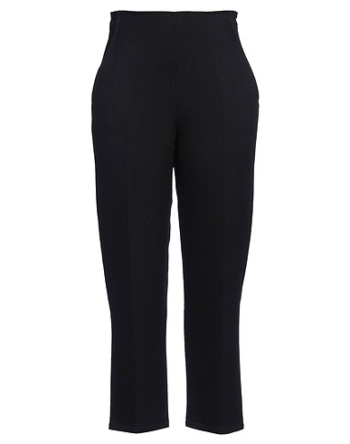 FORTE_FORTE Pantalone Nero 27% Cotone, 27% Lino, 23% Acrilico, 23% Lana