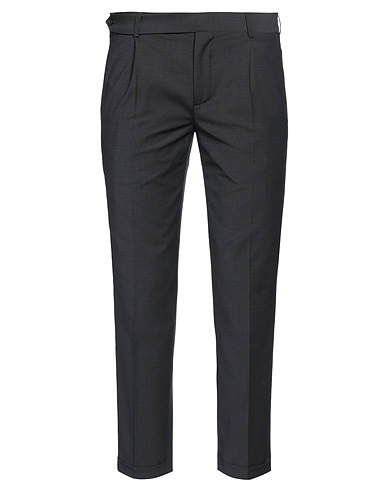 GREY DANIELE ALESSANDRINI Casual trouser Lead 55% Wool, 41% Polyester, 4% Elastane