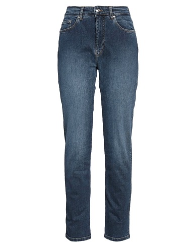 CHIARA FERRAGNI Denim trousers Blue 99% Cotton, 1% Elastane