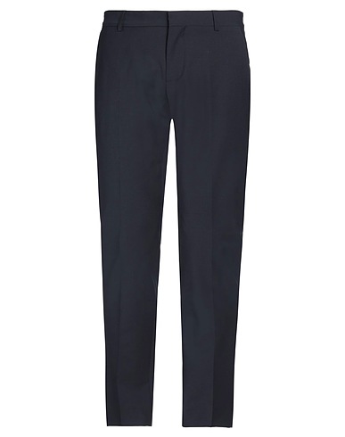 GREY DANIELE ALESSANDRINI Casual trouser Midnight blue 55% Wool, 41% Polyester, 4% Elastane