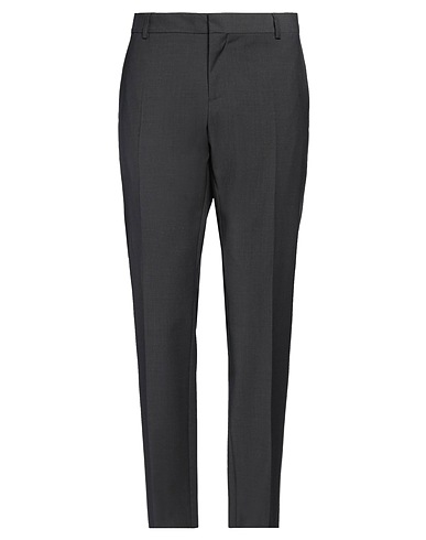 GREY DANIELE ALESSANDRINI Casual trouser Lead 55% Wool, 41% Polyester, 4% Elastane
