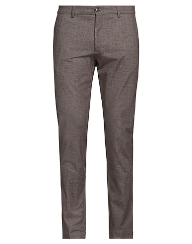 LIU •JO MAN Casual trouser Khaki 50% Cotton, 32% Polyester, 15% Viscose, 3% Elastane
