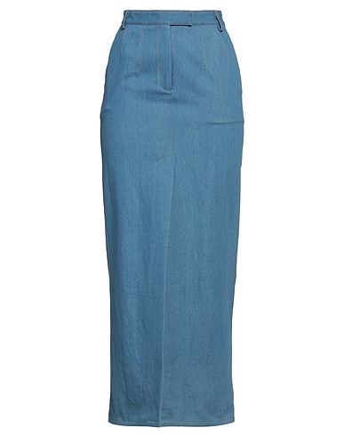AYA MUSE Denim skirt Blue 100% Cotton