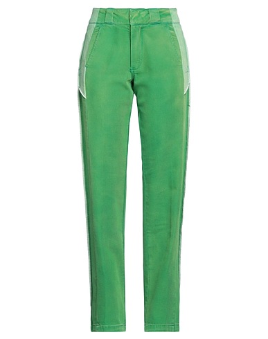 HERON PRESTON Pantalone Verde 100% Cotone