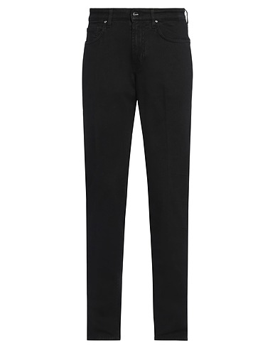 DON THE FULLER Pantalone Nero 99% Cotone, 1% Elastan