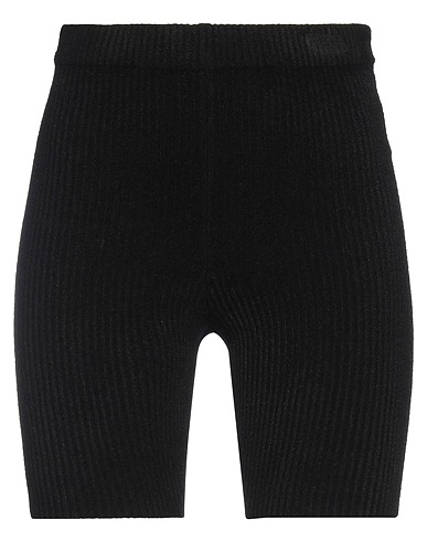 ROBERTO COLLINA Shorts & Bermuda Black 56% Viscose, 43% Nylon, 1% Elastane