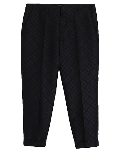 BALMAIN Casual trouser Black 50% Virgin Wool, 34% Polyester, 16% Silk