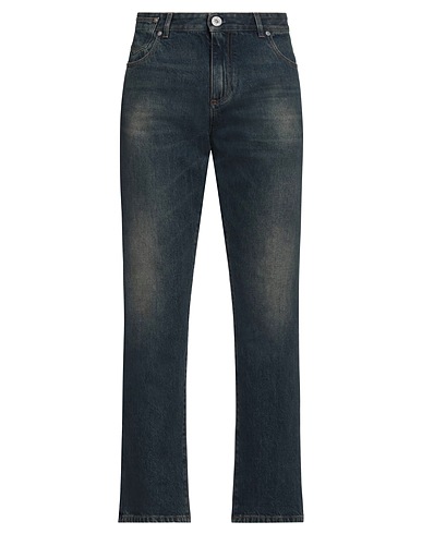 BALMAIN Denim trousers Blue 100% Cotton