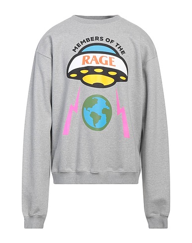 MEMBERS OF THE RAGE Felpa Grigio 100% Cotone, Elastan