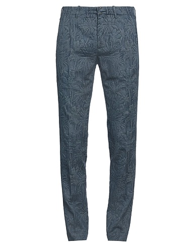 INCOTEX Casual trouser Slate blue 100% Cotton
