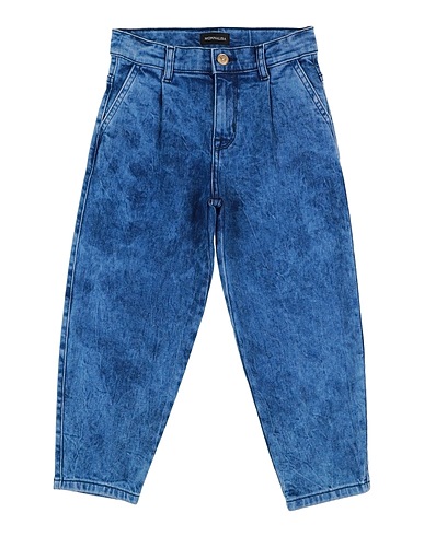 MONNALISA Denim trousers Blue 99% Cotton, 1% Elastane