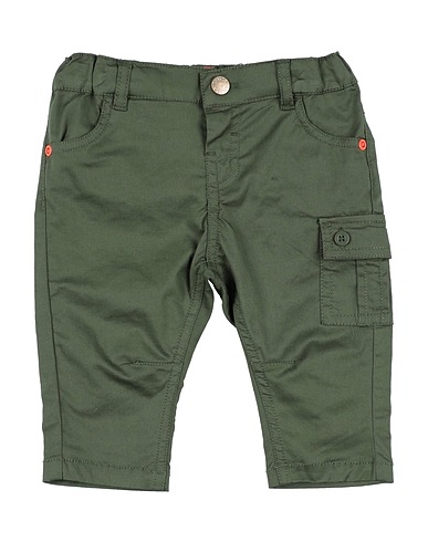 CHICCO Pantalon Vert militaire 98% Coton, 2% Élasthanne