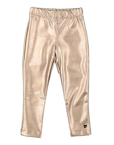 MONNALISA Leggings Platinum 87% Viscose, 9% Elastane, 4% Other Fibres, Polyurethane coated