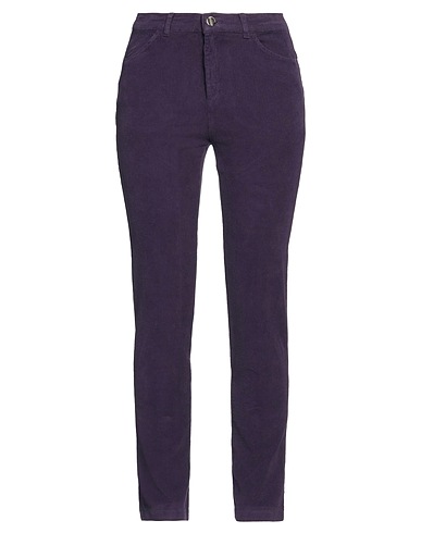 DIANA GALLESI Pantalone Viola 98% Cotone, 2% Elastan
