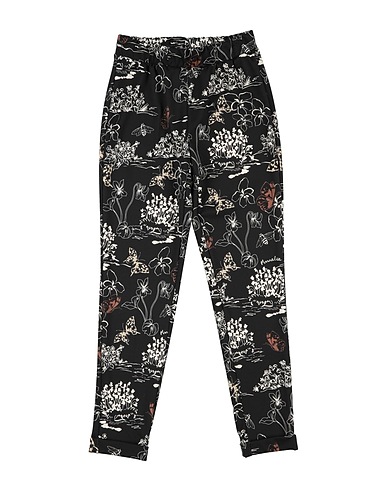 MONNALISA Casual pants Black 95% Polyester, 5% Elastane