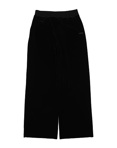MONNALISA Casual trouser Black 90% Polyester, 10% Elastane