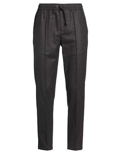 ISAIA Casual trouser Dark brown 100% Wool