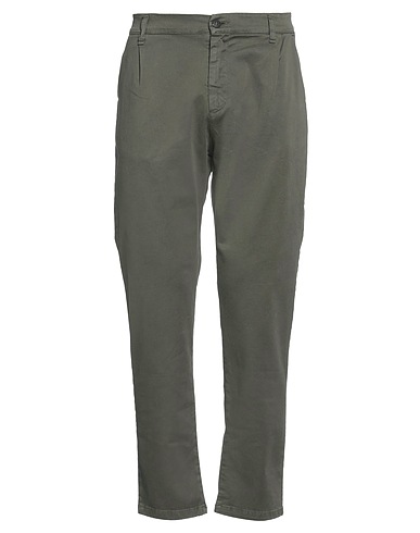 STILOSOPHY Casual trouser Military green 97% Cotton, 3% Elastane