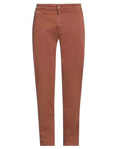 STILOSOPHY Pantalone Marrone 98% Cotone, 2% Elastan