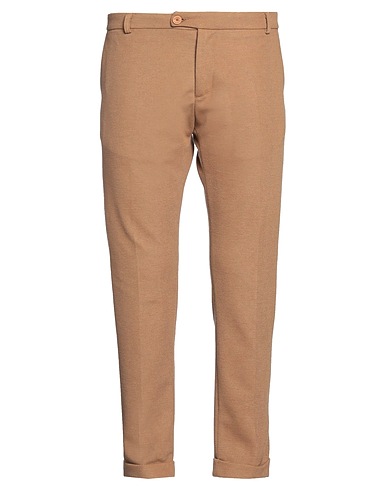 STILOSOPHY Casual trouser Camel 99% Polyester, 1% Elastane