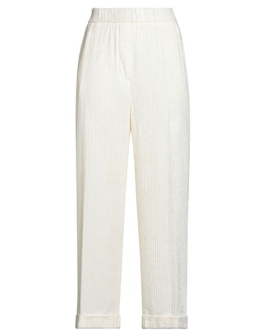 PESERICO Casual trouser Ivory 100% Viscose