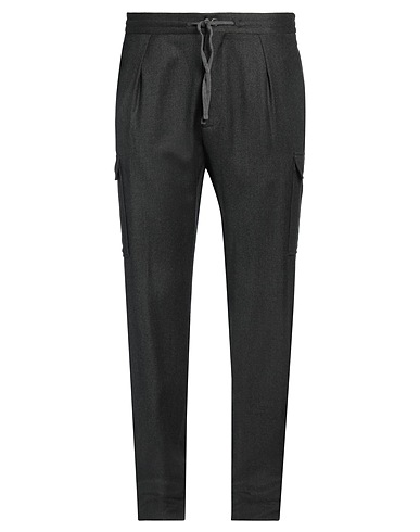 INCOTEX Casual pants Charcoal 100% Virgin Wool