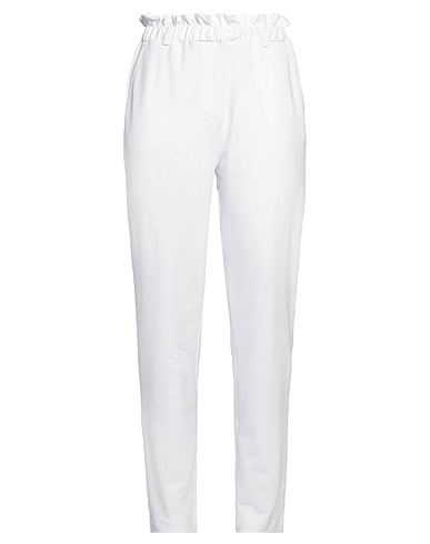LIU •JO Pantalone Bianco 95% Cotone, 5% Elastan