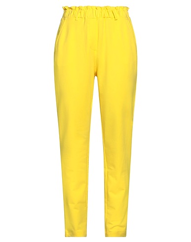 LIU •JO Pantalone Giallo 95% Cotone, 5% Elastan